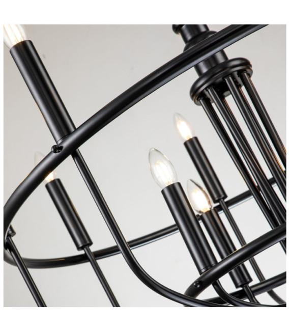 Capitol Suspension Black Steel