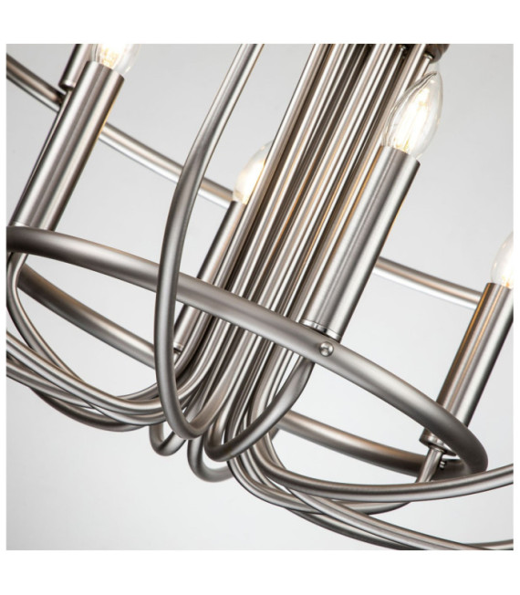 Capitol Pendant Lamp Brushed Nickel Steel