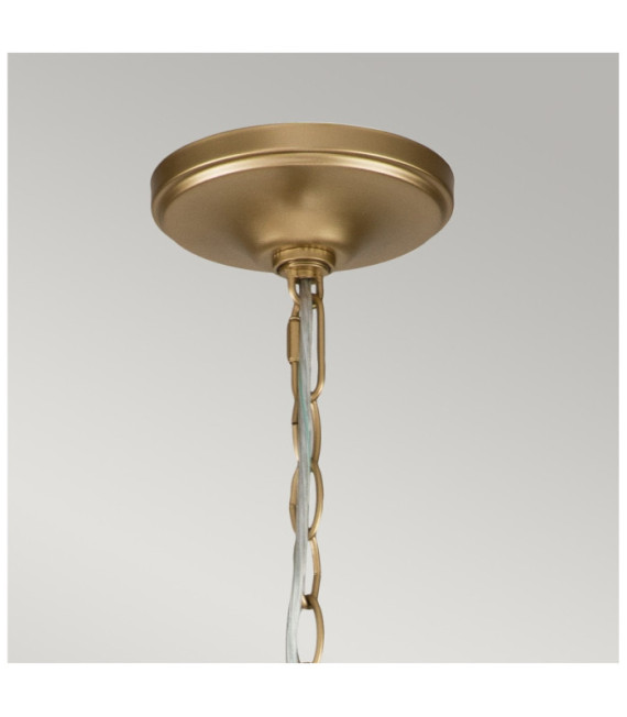 Suspension Capitol Acier Laiton naturel peint