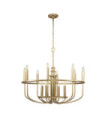 Capitol pendant light Steel Painted natural brass