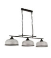 Suspension Highworth Acier doux,verre Noir
