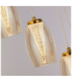 Suspension Cyclone Acier doux,verre,acrylique Bronze