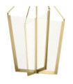 Kichler LED pendant light Iron, transparent light guide, acrylic, aluminum Champagne gold