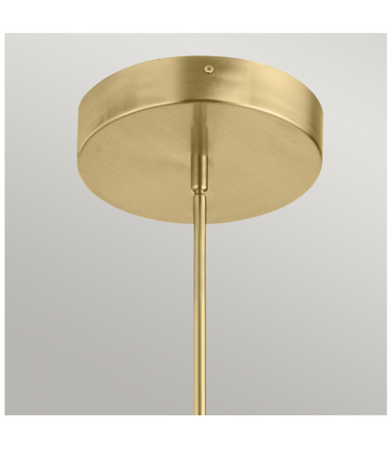 Kichler LED pendant light Iron, transparent light guide, acrylic, aluminum Champagne gold