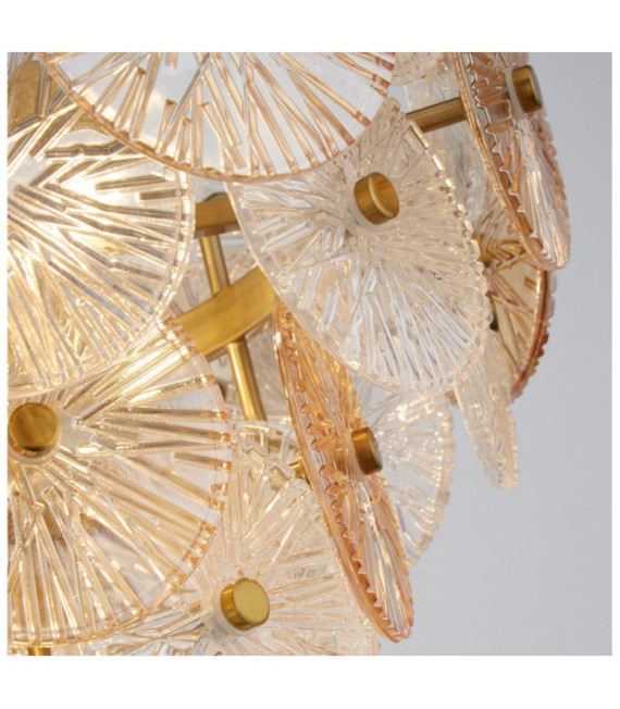 Suspension Wagon Acier doux,verre Bronze