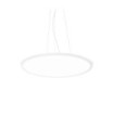 FLY LED pendant light Metal, plastic, aluminum Matt White