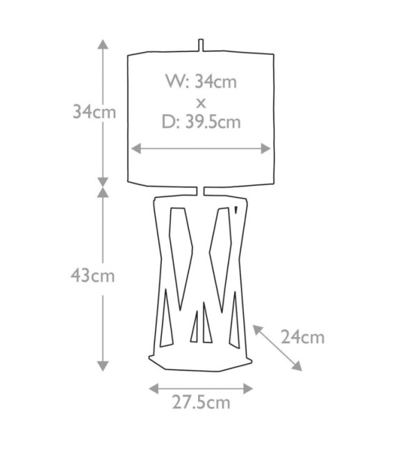 Lampe de table Apollo Acier Laiton brossé