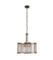 Victoria pendant light Mild steel, glass Antique Brass