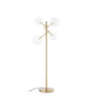 EQUINOXE Floor Lamp Glass, Metal Brass