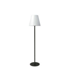 Bolardo de jardín Arcadia Metal, Plástico Gris antracita