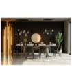 Divine Pendant Light Mild steel, Black glass