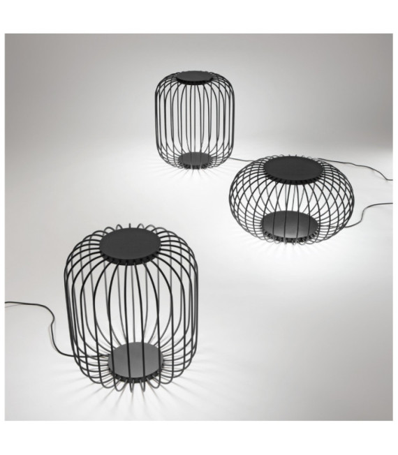 Outdoor table lamp DJAMBE Metal Black
