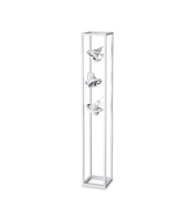 AUDIO White Metal Floor Lamp