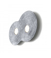 Plafonnier CIRCLE blanc 2 ampoules