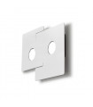 Plafonnier SQUARE blanc 2 ampoules