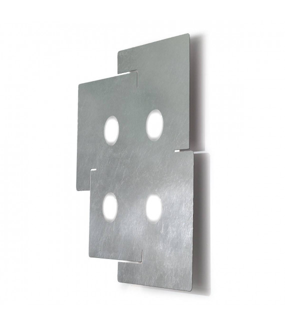 Plafonnier SQUARE blanc 4 ampoules