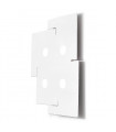Plafonnier SQUARE blanc 4 ampoules
