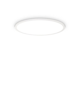 FLY LED ceiling light Metal, plastic, aluminum Matt White