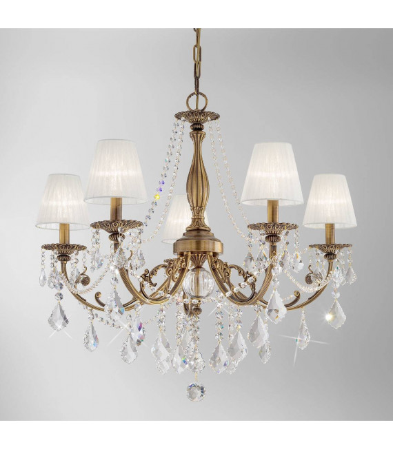 PISANI CRYSTAL Chandelier 5 lights - 3