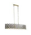 Suspension Iris Acier doux,verre Laiton