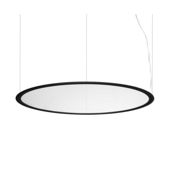 Lampada a sospensione LED Orbit in metallo nero