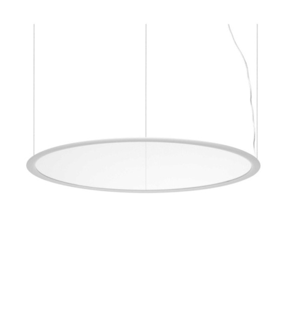 Lámpara colgante LED Orbit metal blanco