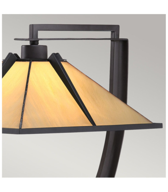 Lampe de table Pomeroy Verre d'art,acier Bronze occidental