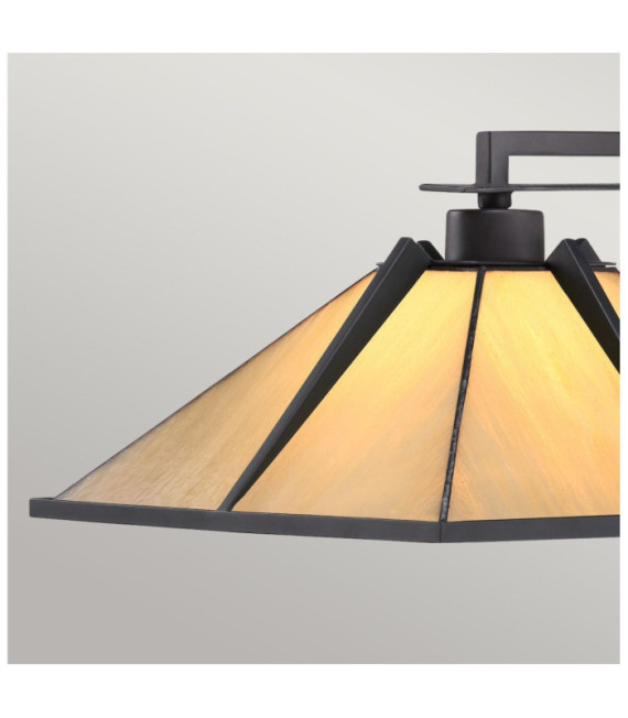Lampe de table Pomeroy Verre d'art,acier Bronze occidental