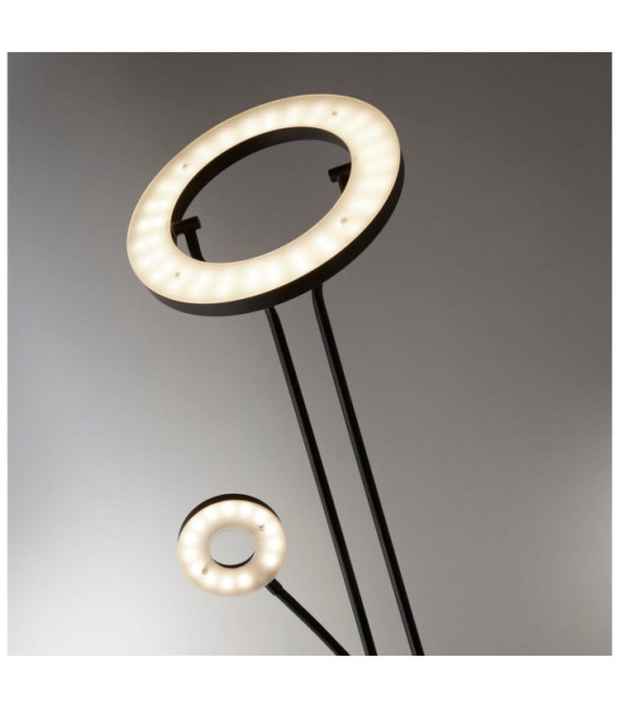 Lampadaire Mother, Acier doux,acrylique Noir