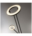 Lampadaire Mother, Acier doux,acrylique Noir