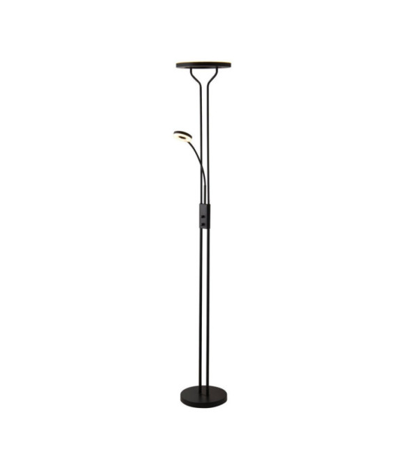 Mother Floor Lamp, Mild Steel, Black Acrylic