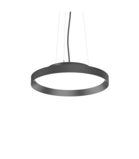 Lampada a sospensione FLY LED Vetro, Metallo Nero opaco