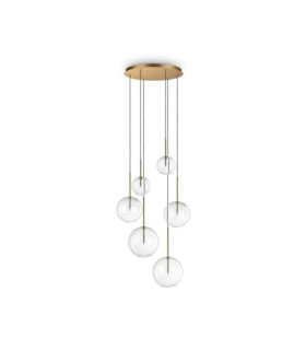 Suspension Equinoxe Métal Laiton