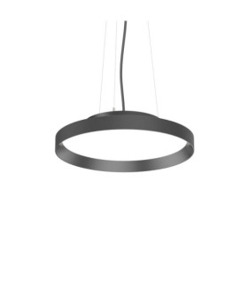 Lampada a sospensione FLY LED Vetro, Metallo Nero opaco