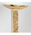 Lampadaire design DELPHI Or 24 Carats 2 ampoules