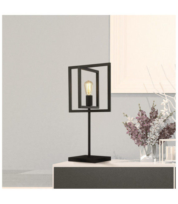 Lampada da terra Plaza Acciaio dolce Sabbia Nero
