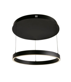 Suspension LED Layla Acier doux,aluminium Noir