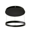 Layla LED pendant light Mild steel, aluminum Black