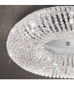 Plafonnier design CARLA chrome 5 ampoules