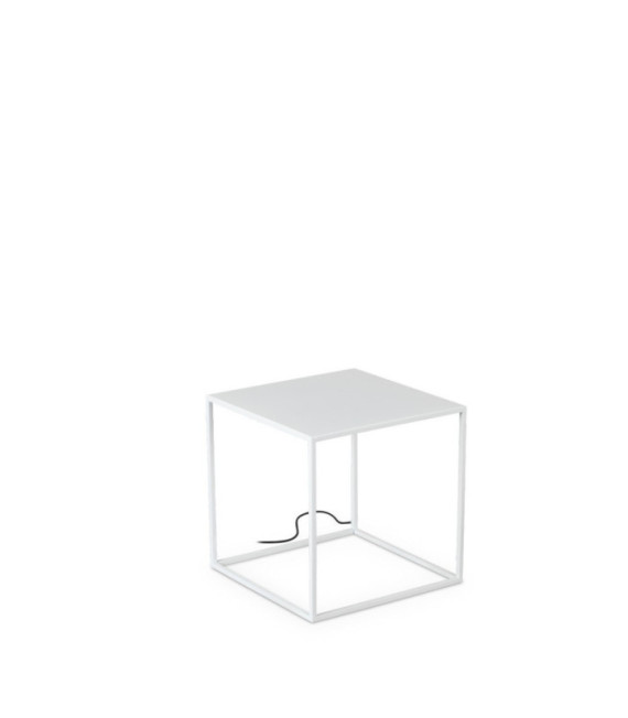 Outdoor table lamp IPOTESI White Metal