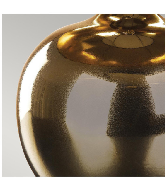 Lampe de table Ottoman Porcelaine Bronze Métallisé