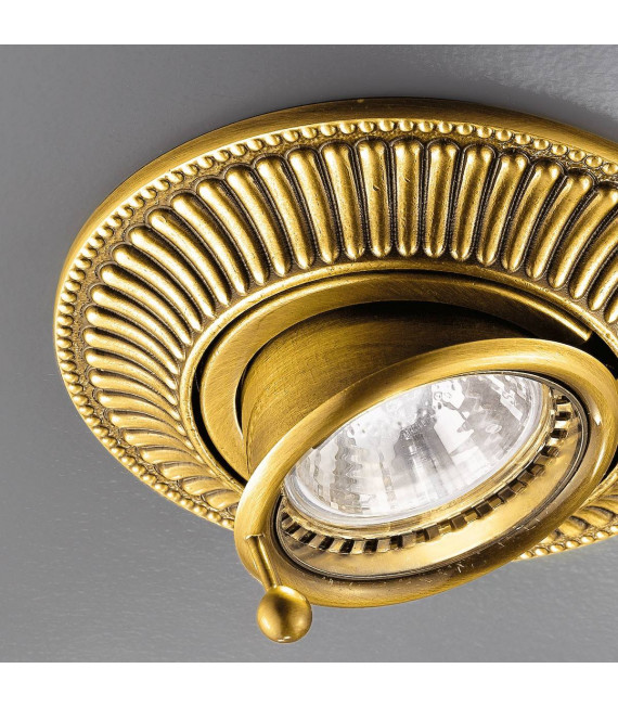 Klassischer Spot MILORD Gold French 1 Birne