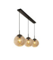 Suspension Punch Acier doux,verre Noir