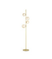 Beaded Metal Brass Floor Lamp