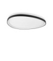 Plafonnier LED Gemini Métal,Plastique Noir