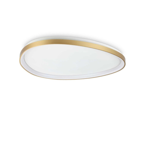 Gemini LED-Deckenleuchte Metall, Kunststoff Messing