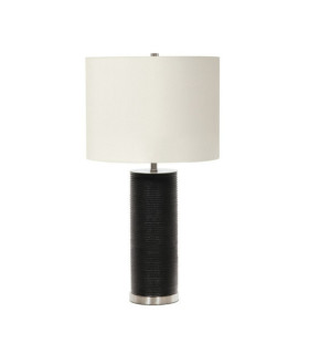 Lampada da tavolo in porcellana Ripple Nera