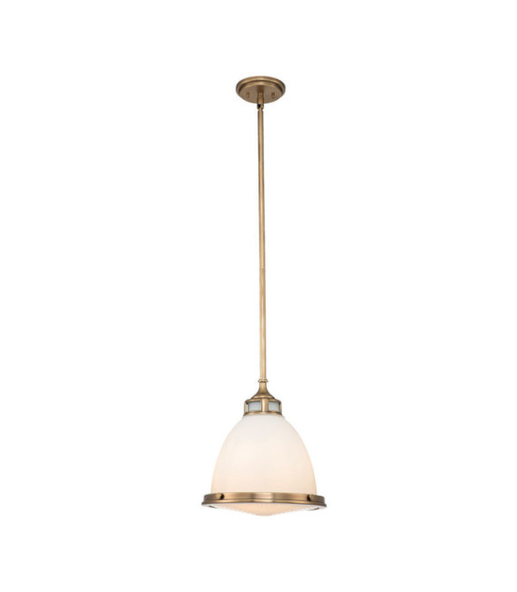 Lampada a sospensione Hinkley Vetro, Acciaio Ottone Heritage