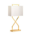 Cross Table Lamp Steel Polished Gold