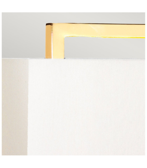Cross Tischlampe Stahl poliert Gold